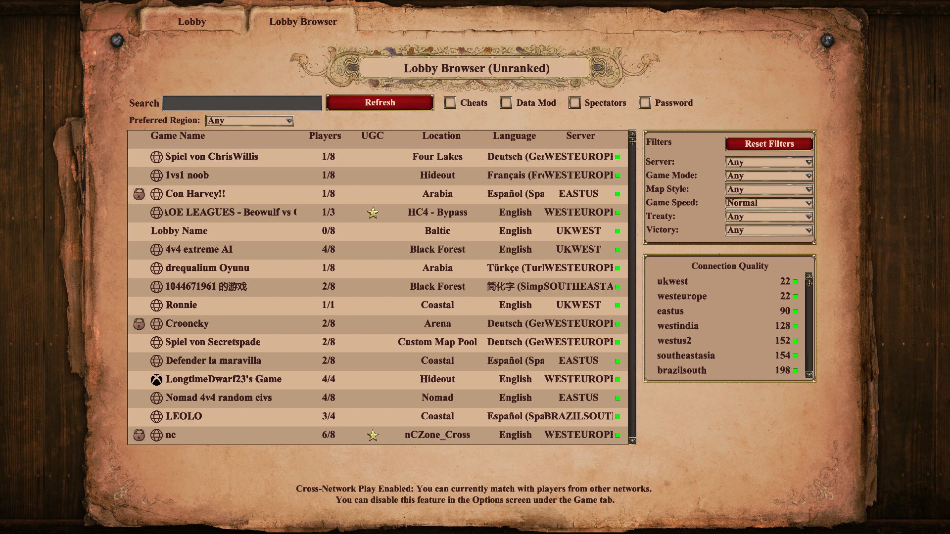 Server/Player Browser