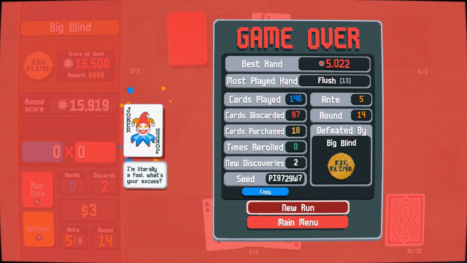 Failure & Game Over