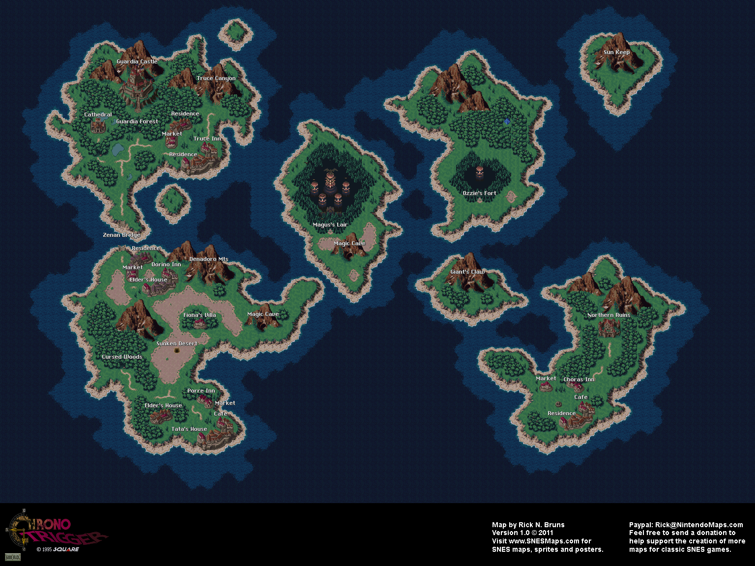 600 A.D. Overworld screenshot