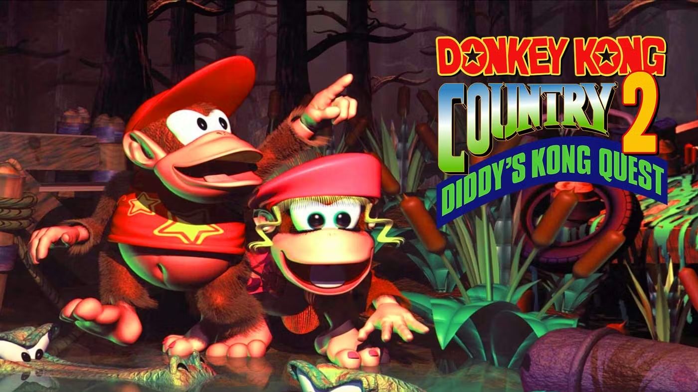 Donkey Kong Country 2 Box Art