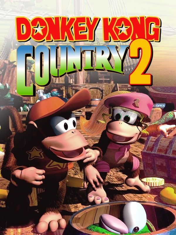 Donkey Kong Country 2 Box Art