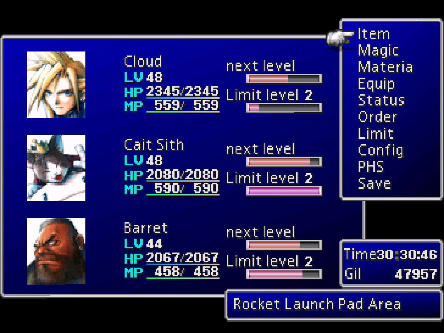 Player Menus, Team Summary