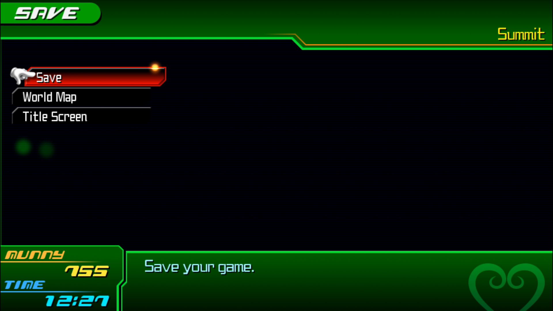 Player Menus