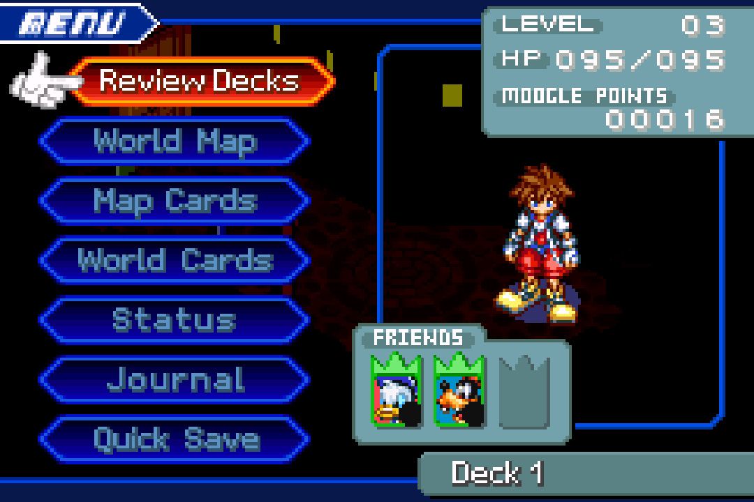 Player Menus