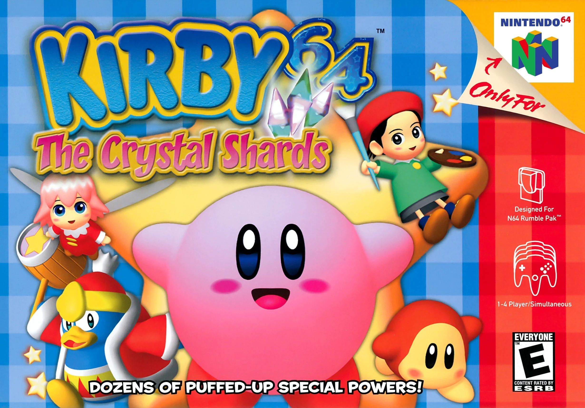 Kirby 64: The Crystal Shards Box Art