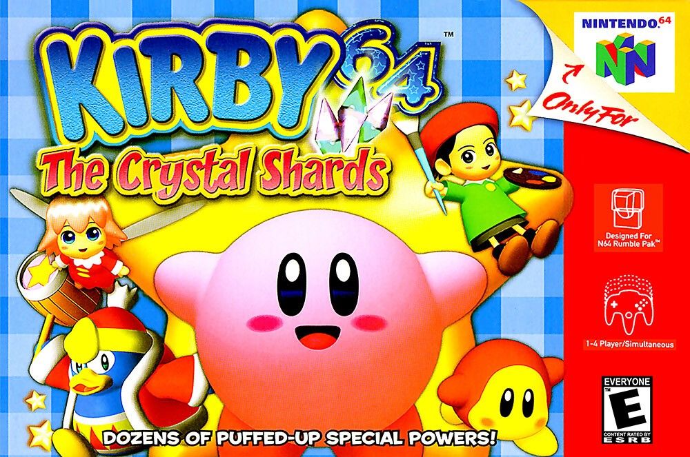 Kirby 64: The Crystal Shards Box Art