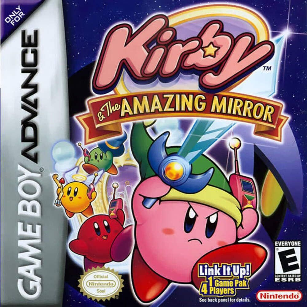 Kirby The Amazing Mirror Box Art