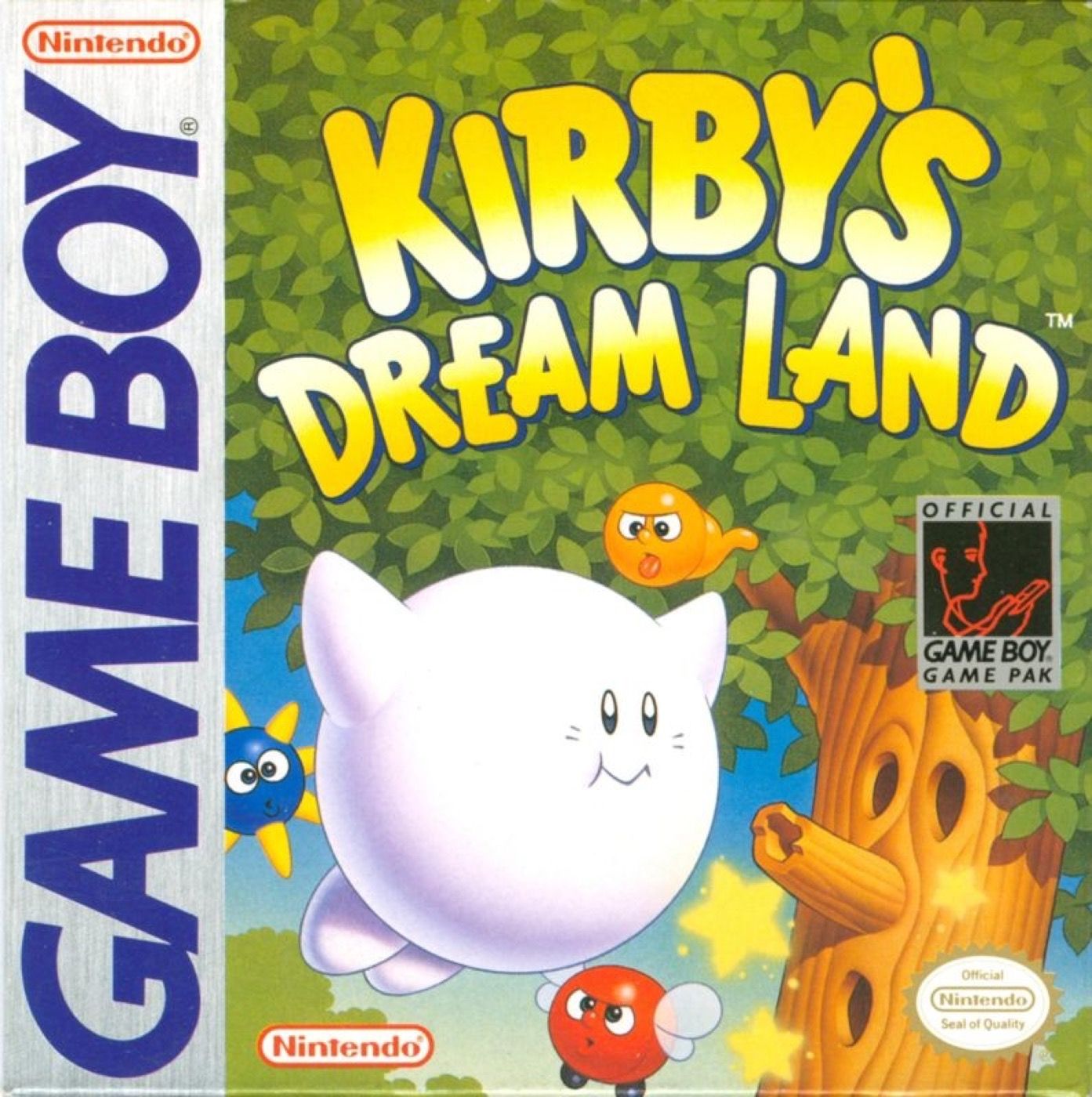 Kirby's Dream Land Game Boy box art