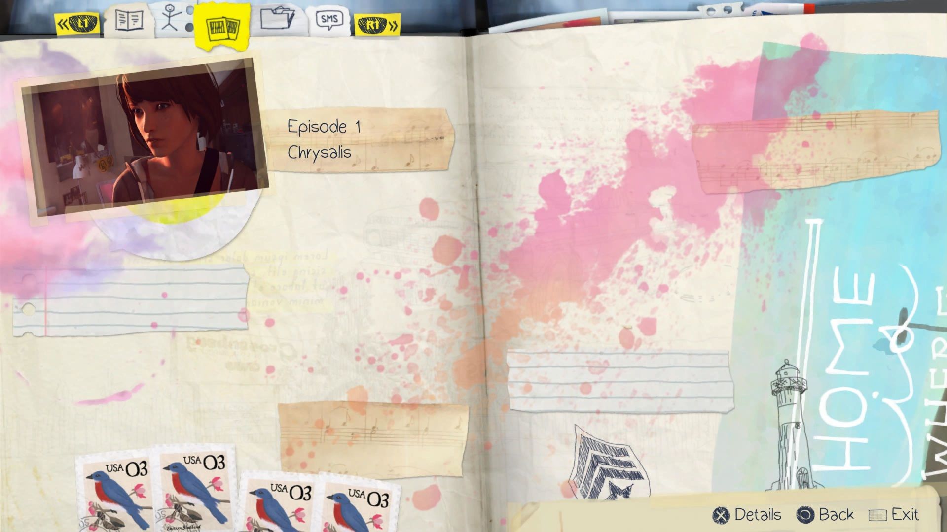 Collectables Menu