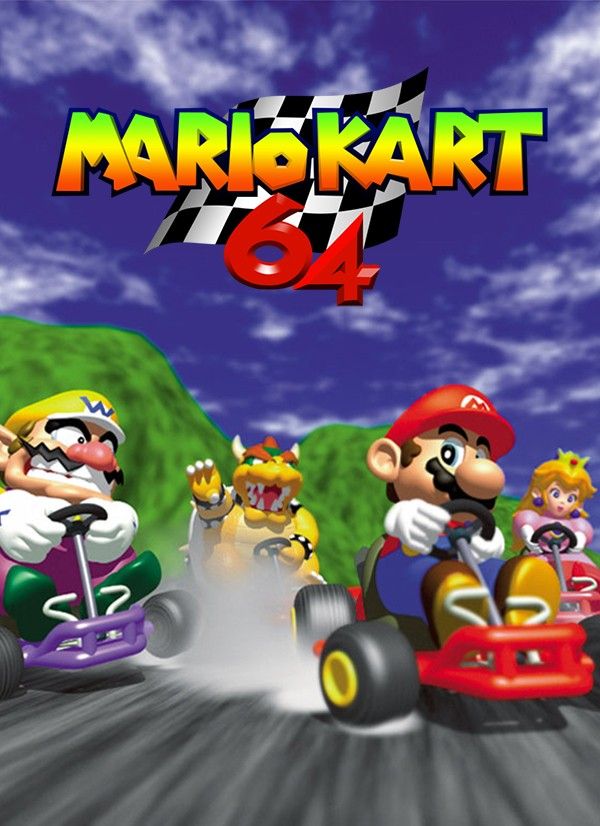 Mario Kart 64 Box Art