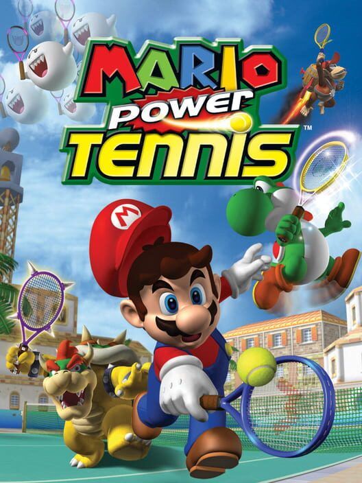 Mario Power Tennis box art