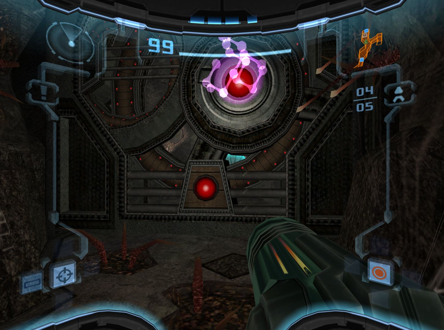 Equipped Items & Abilities, Item/Ability: Cross Menu, Minimap