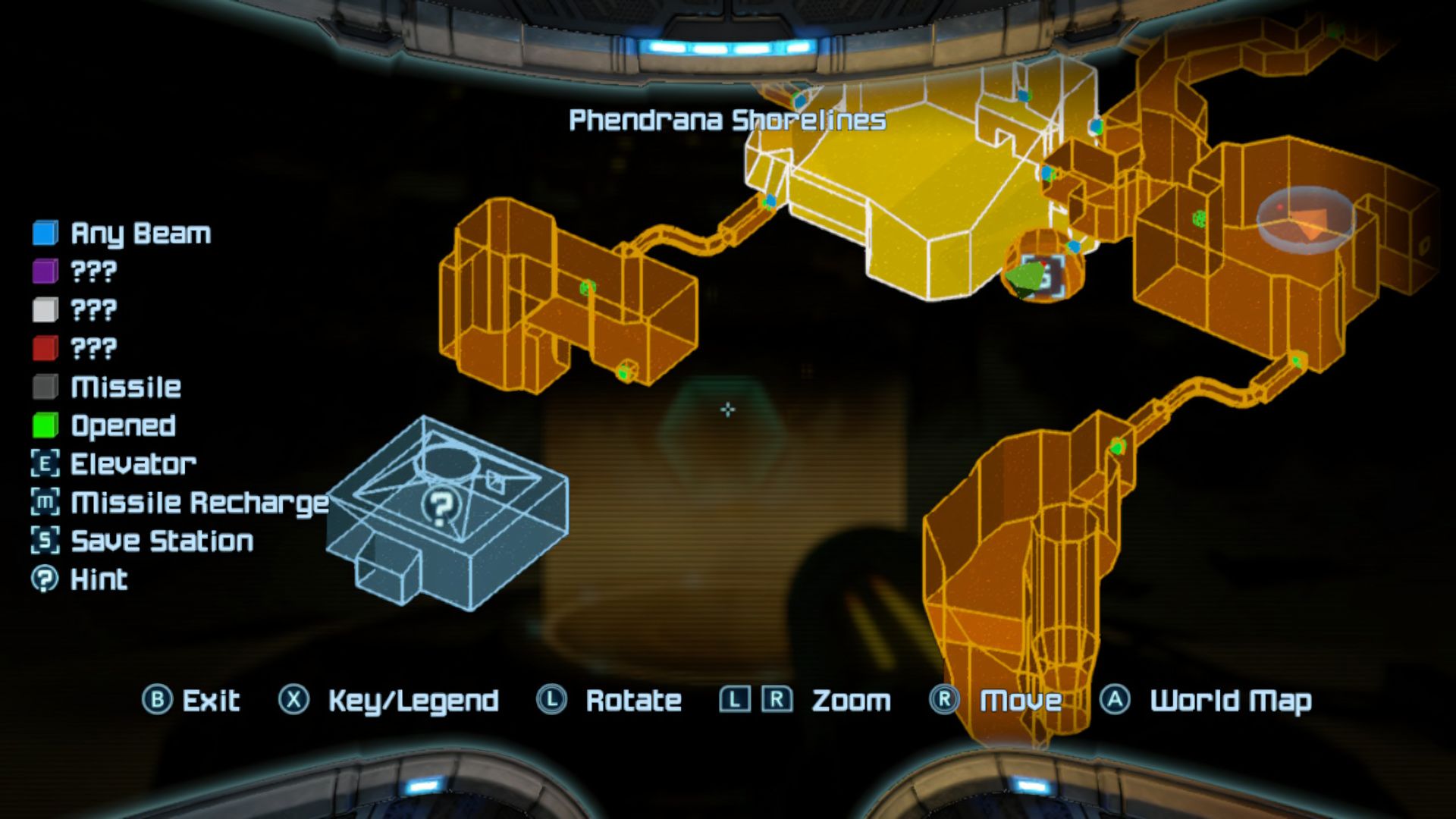 Gamepad/Nintendo - Area Map