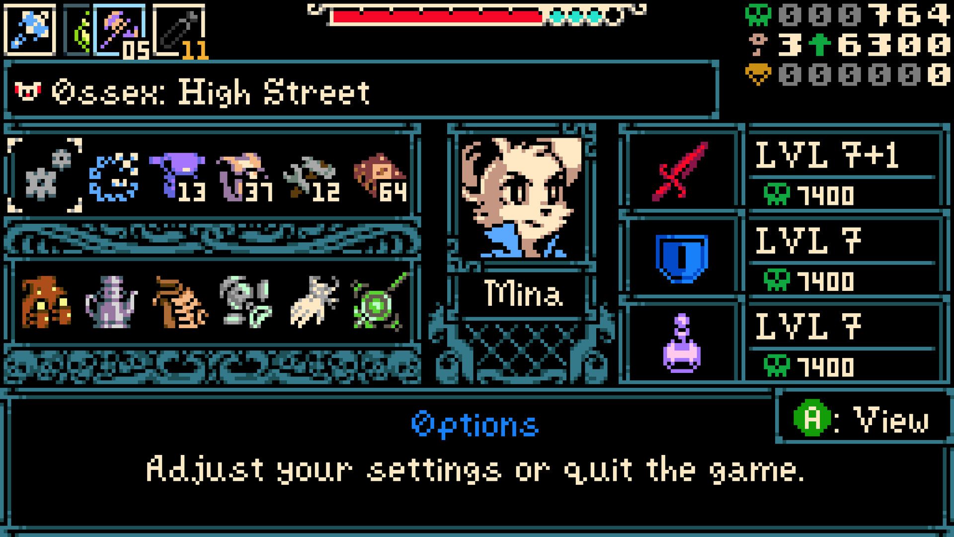 Player Menus