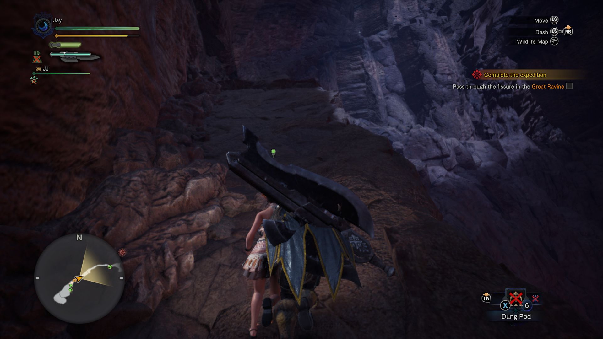 Player Vitals, Objectives: Pinned Mission, Minimap, Controls Reference