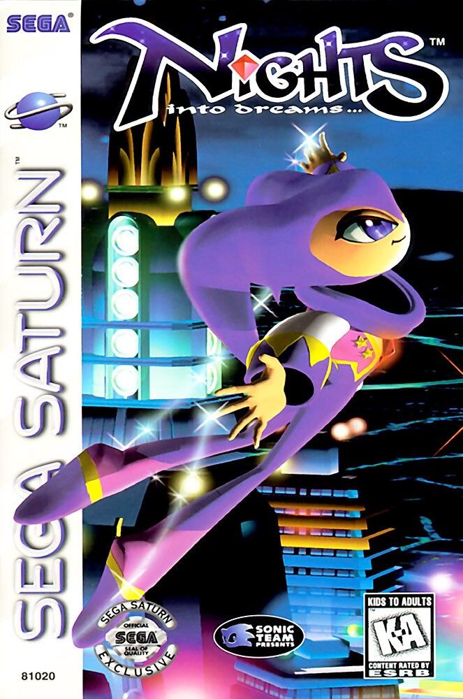 NiGHTS into Dreams Cover Art