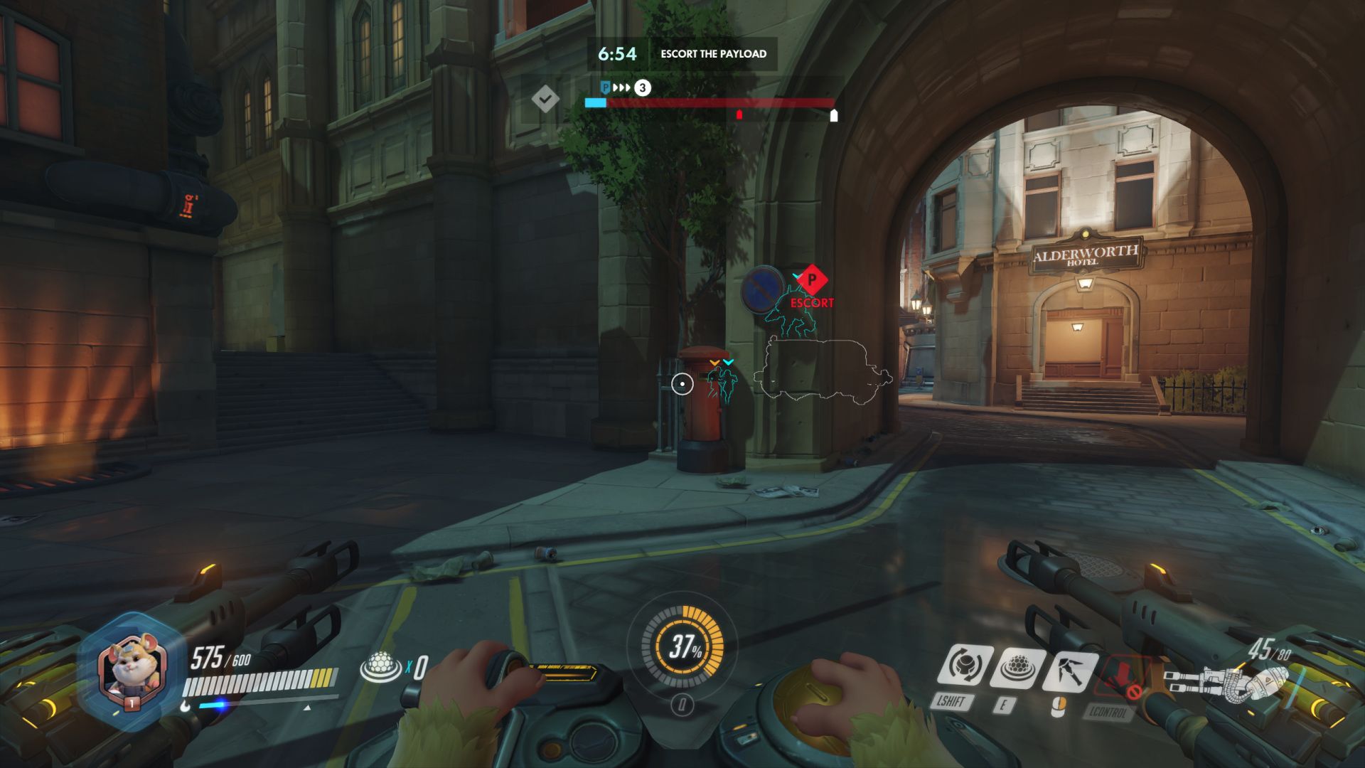 Player Vitals, Item & Ability Buttons
