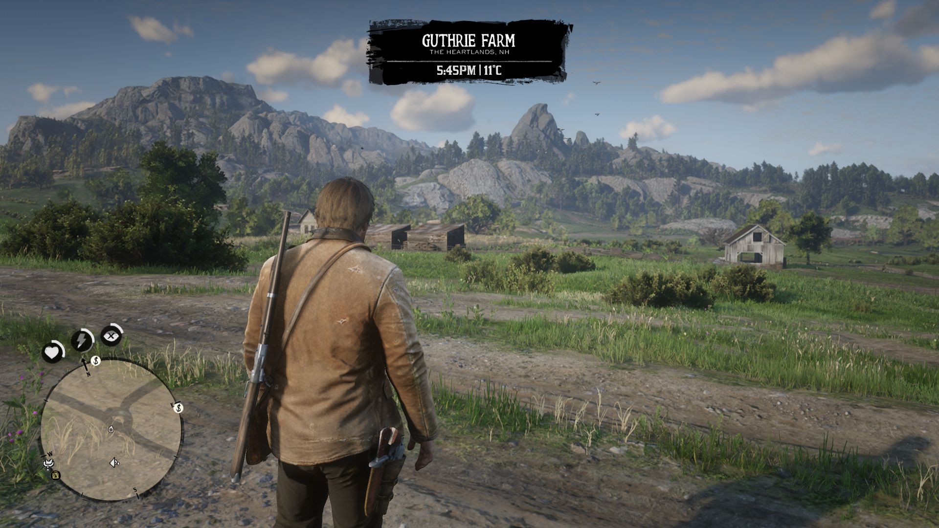 Player Vitals, Area/Level Name, Minimap