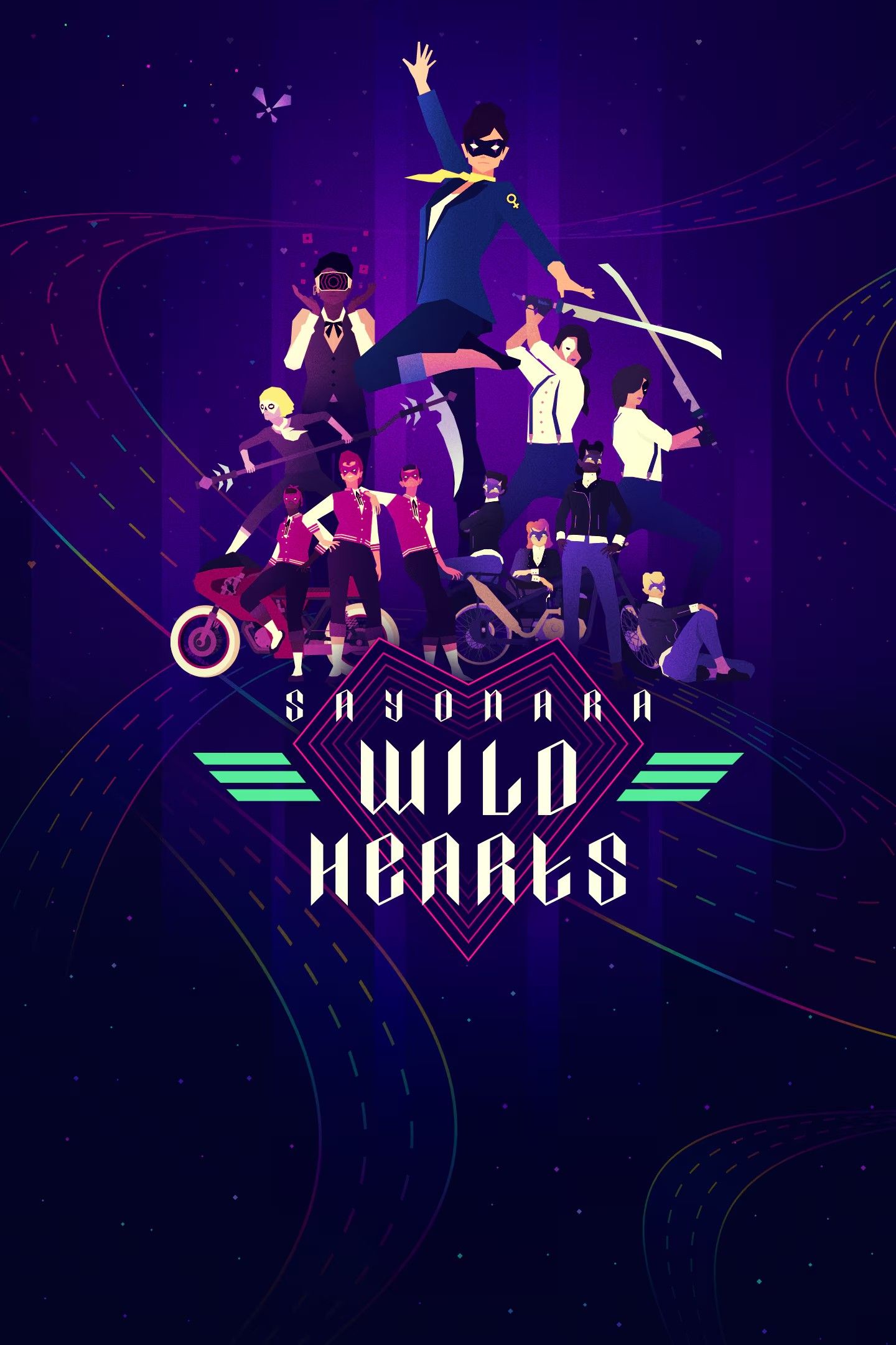 Sayonara Wild Hearts Cover Art