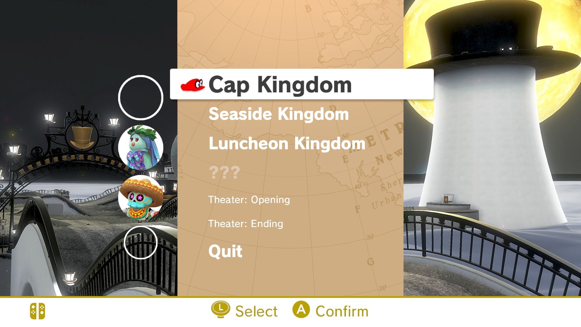 Stage/Level Select