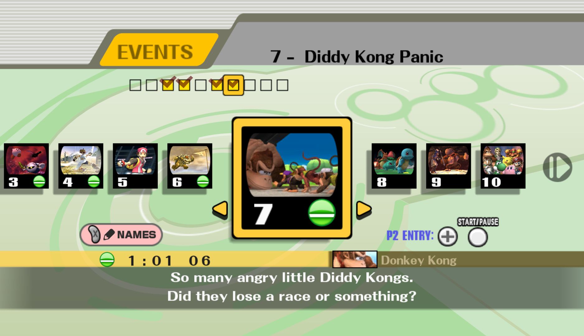 Stage/Level Select