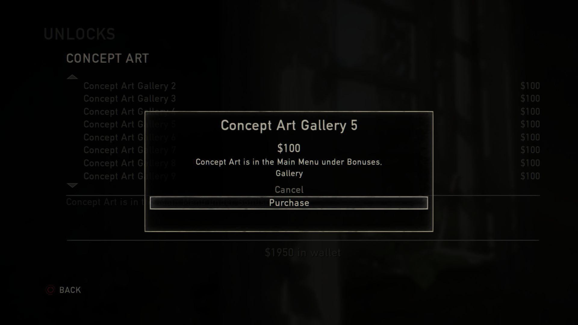 Modal: Option & Menu