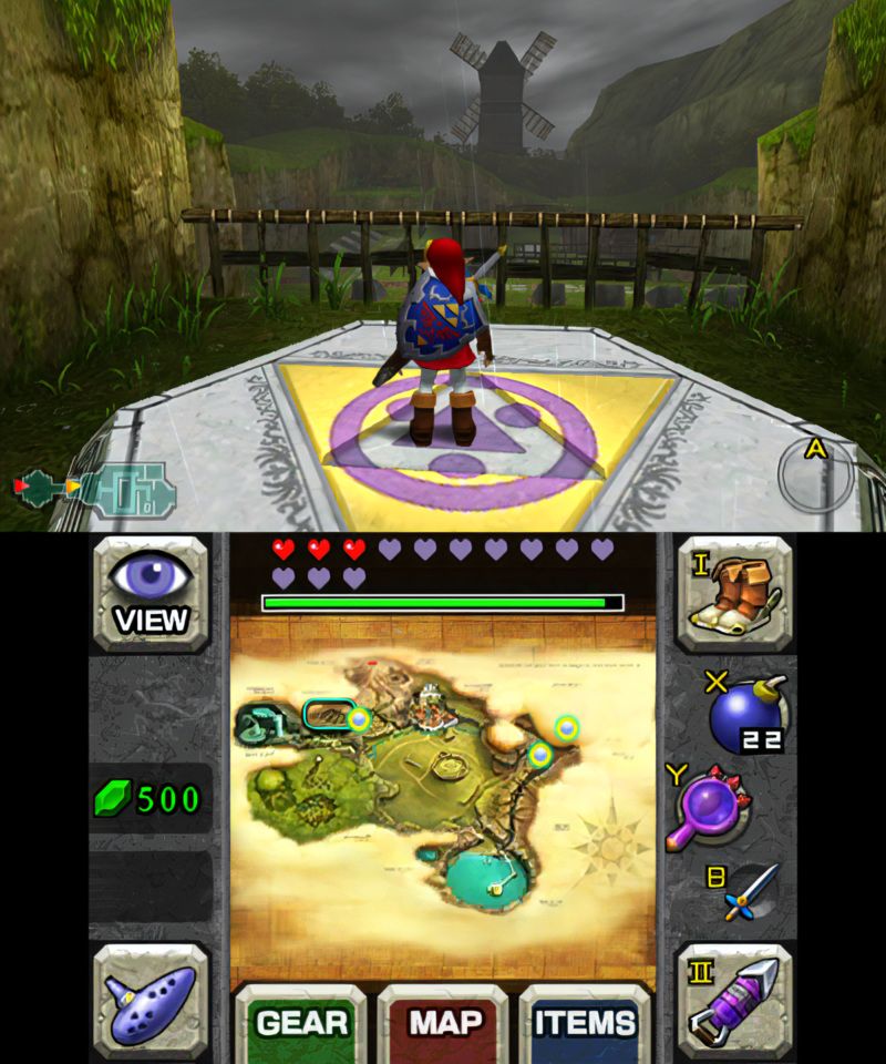 Minimap, Item & Ability Buttons
