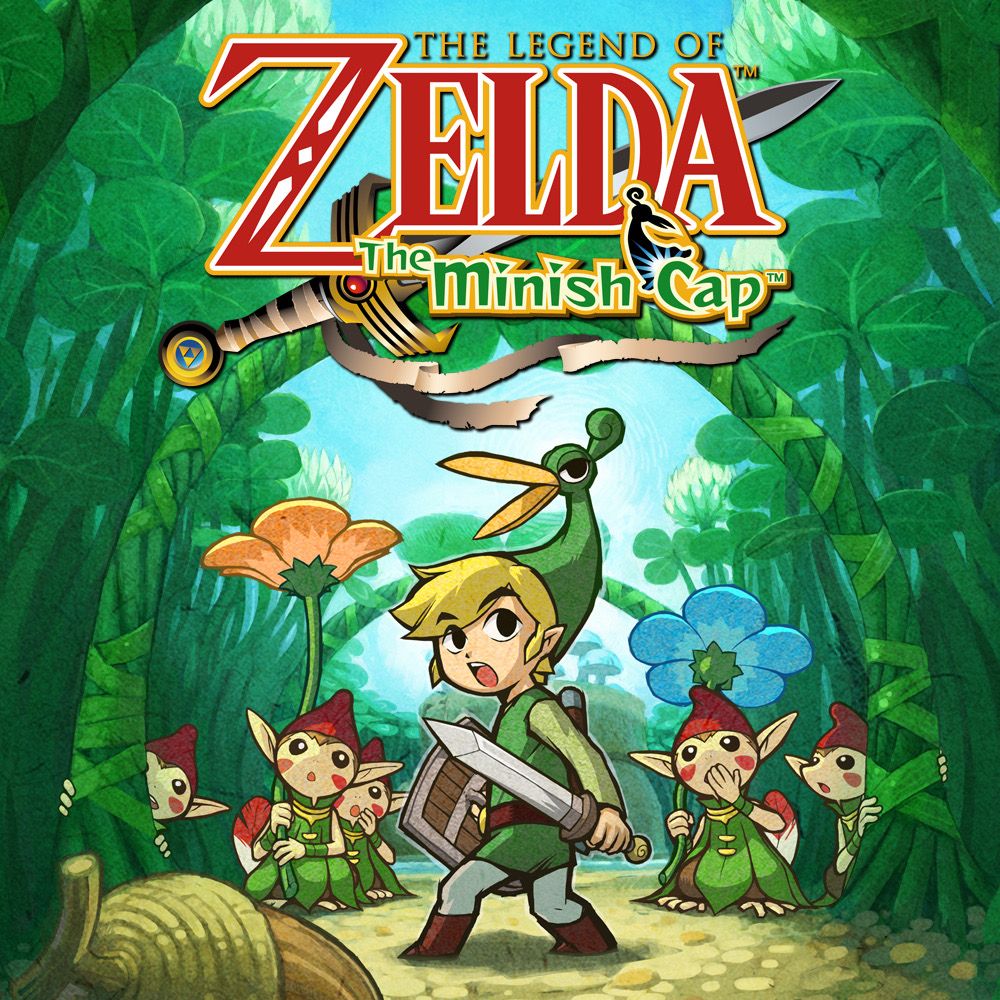 The Legend Of Zelda The Minish Cap Box Art