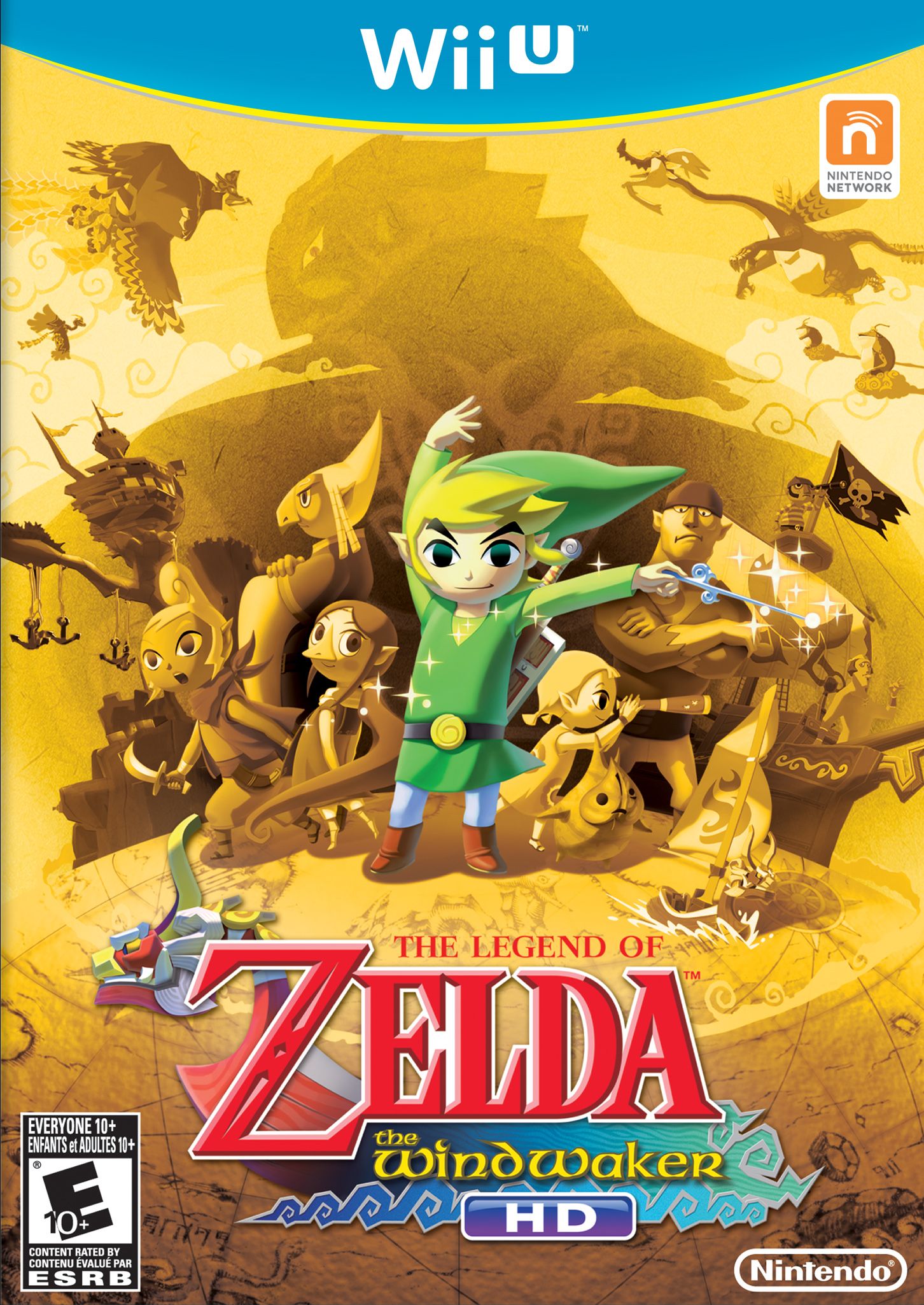 The Legend of Zelda The Wind Waker HD Cover Art