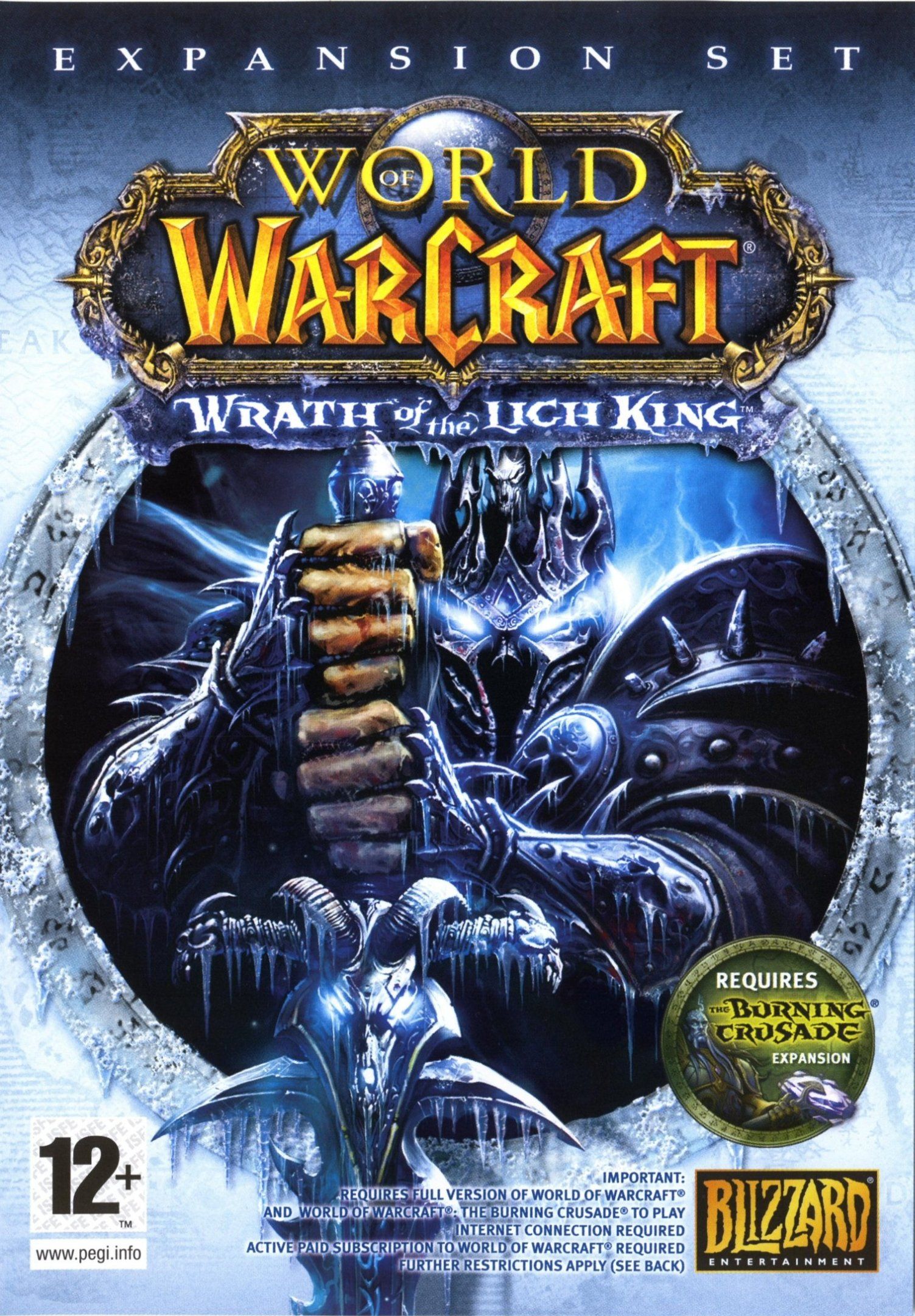 World of Warcraft Wrath of the Lich King box art