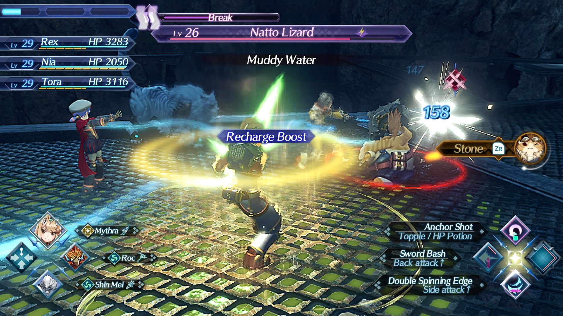 Player Vitals, Enemy Health & Damage, Item & Ability Buttons, Item & Ability Buttons, Item & Ability Buttons